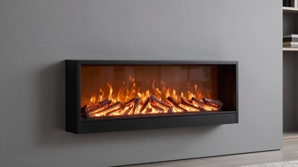 optimal fireplace height placement