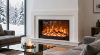 optimize electric fireplace heating