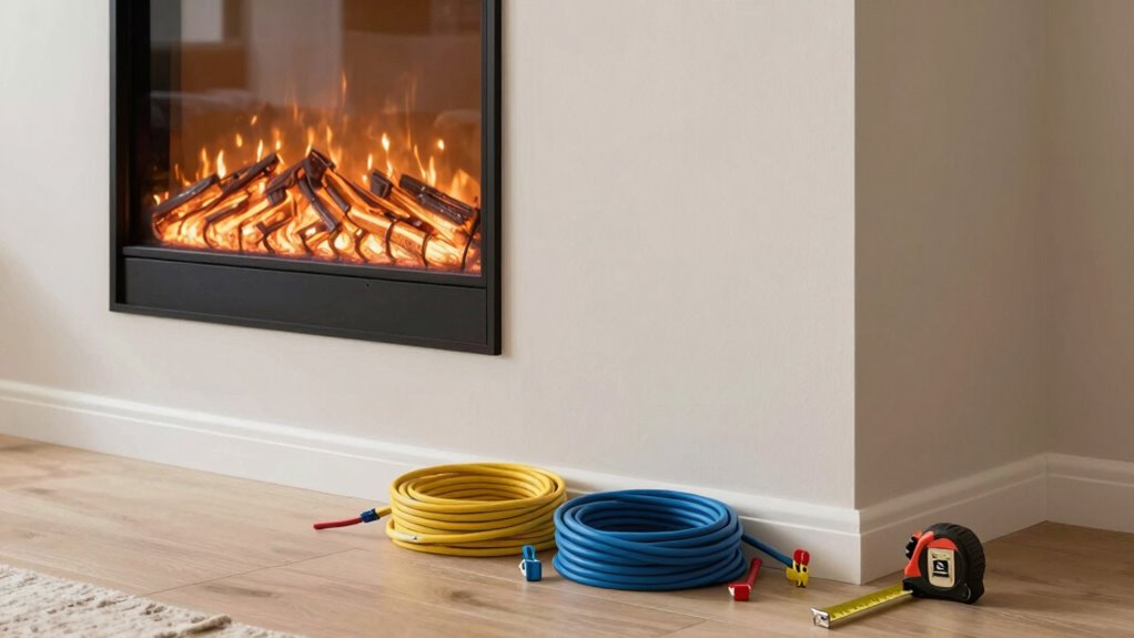 organize cords before installation