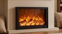 quiet top rated electric fireplaces