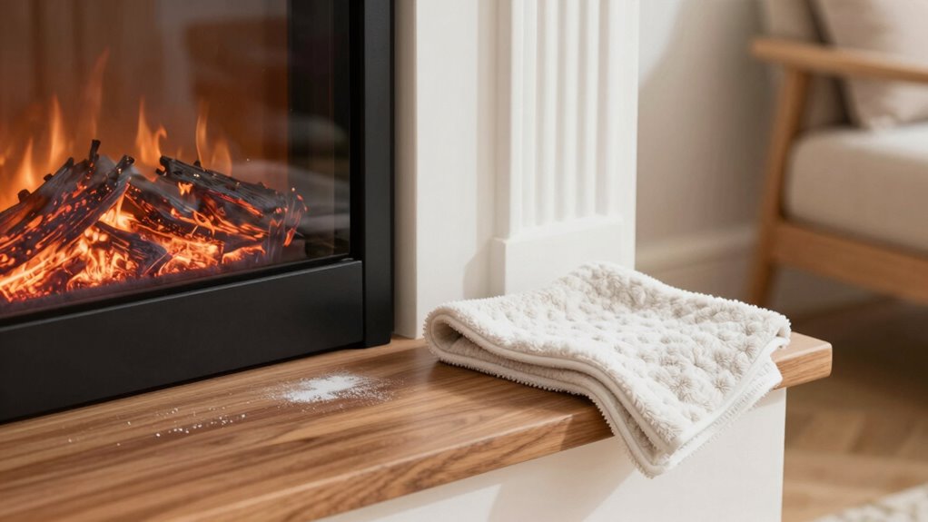 regular electric fireplace maintenance