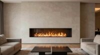 room shape influences fireplace placement