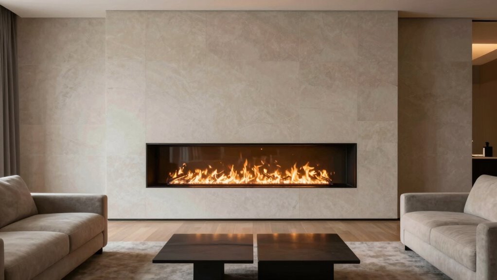 room shape influences fireplace placement