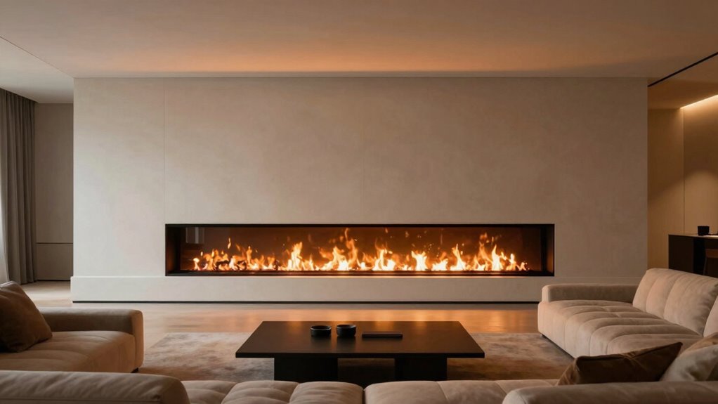 room shape influences fireplace placement