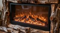 rustic charm enhances ambiance