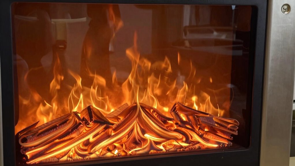 safe aesthetic flame effect
