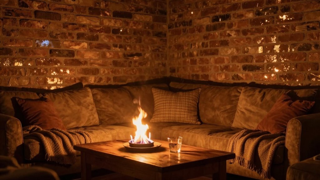 safe cozy flame ambiance