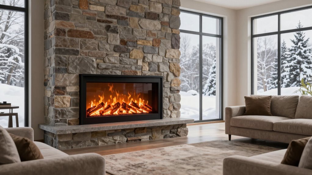 safe efficient large room heating