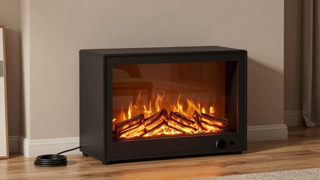 safe electric fireplace relocation