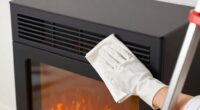 safe electric fireplace vent cleaning