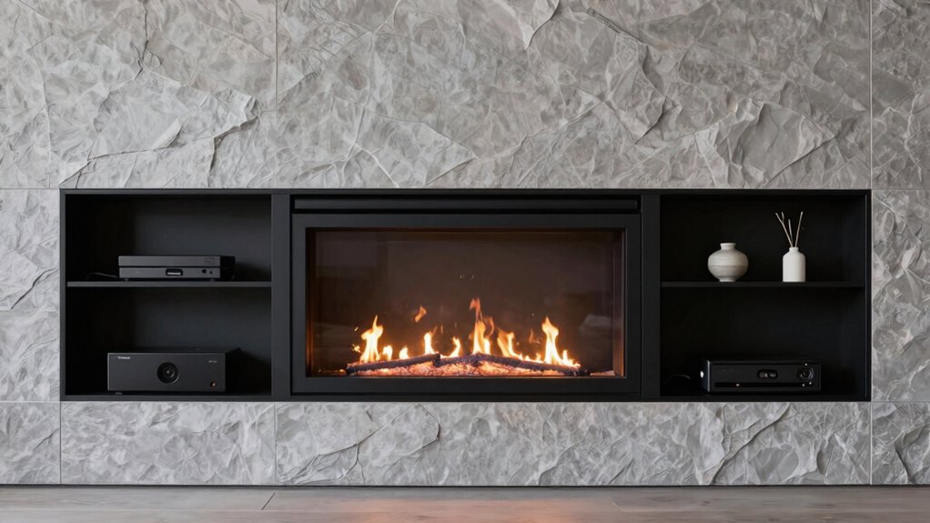 safe stylish fireplace installation