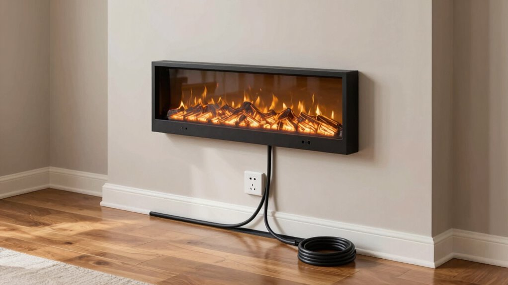 safe tidy fireplace setup