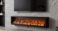 safe tv fireplace installation
