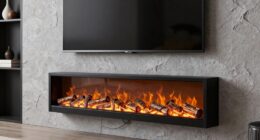 safe tv fireplace installation