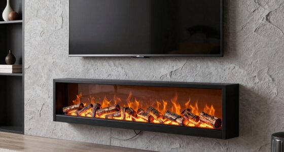 safe tv fireplace installation
