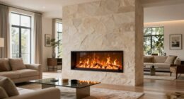 selecting suitable large room electric fireplace