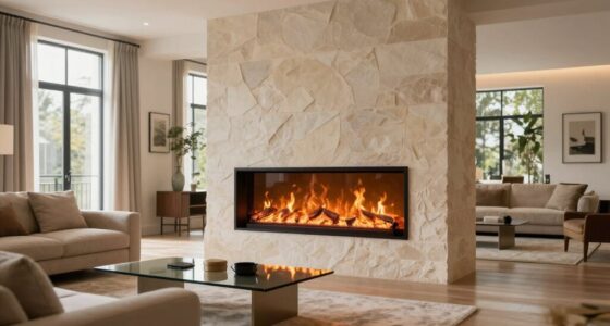 selecting suitable large room electric fireplace
