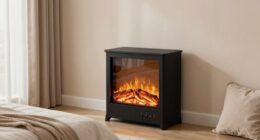 silent bedroom fireplace options