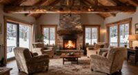 spacious homes with fireplaces
