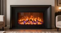 top 36 inch electric fireplaces