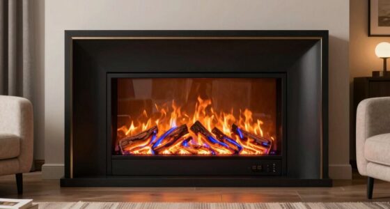 top 36 inch electric fireplaces
