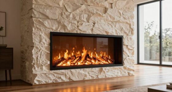 top 74 inch electric fireplaces