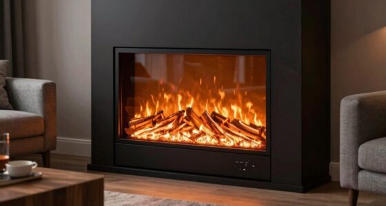 top adjustable electric fireplaces