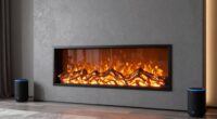 top alexa compatible wall fireplaces