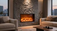 top apartment electric fireplaces