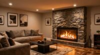 top basement electric fireplaces