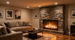 top basement electric fireplaces