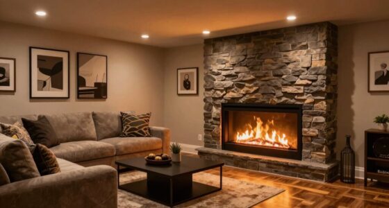 top basement electric fireplaces