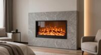 top bedroom electric fireplaces