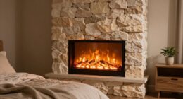 top bedroom electric fireplaces