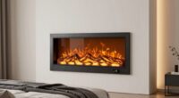 top bedroom electric fireplaces