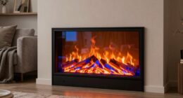 top colorful electric fireplaces