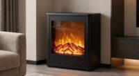 top corner electric fireplaces