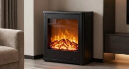 top corner electric fireplaces
