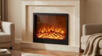 top corner electric fireplaces