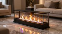 top crystal ember electric fireplaces