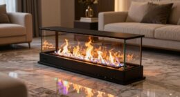 top crystal ember electric fireplaces