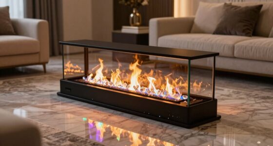 top crystal ember electric fireplaces