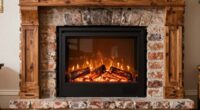 top electric fireplace inserts