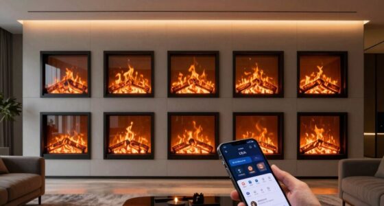 top electric fireplaces app controlled