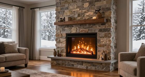 top electric fireplaces for large spaces