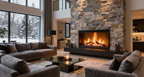 top electric fireplaces large rooms