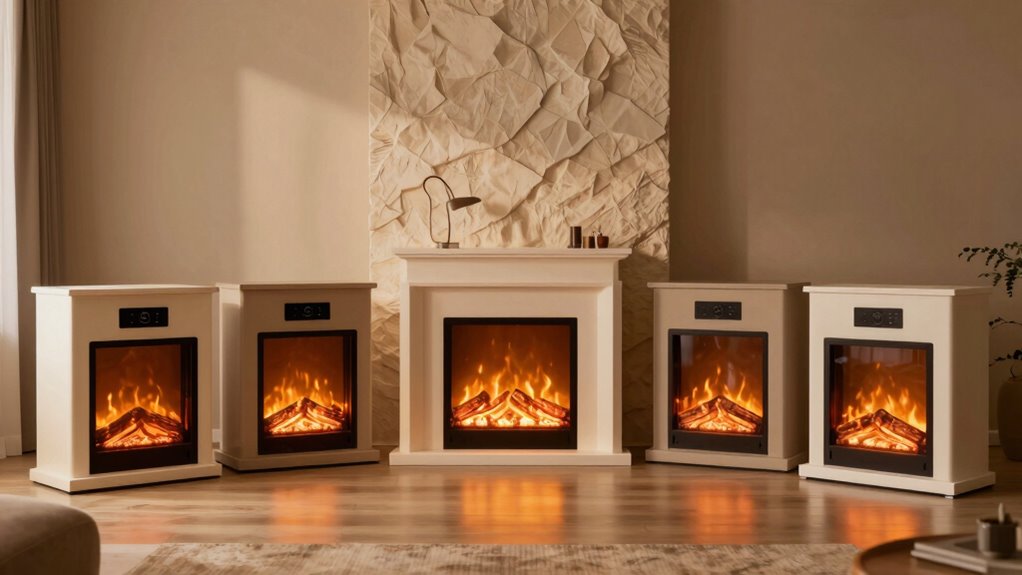 top energy saving electric fireplaces