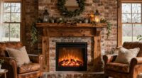 top farmhouse electric fireplaces