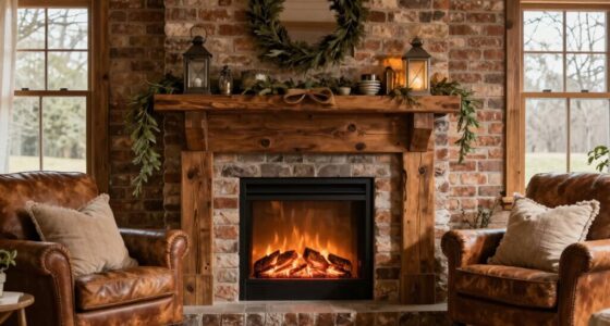 top farmhouse electric fireplaces