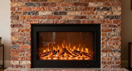 top faux brick electric fireplaces